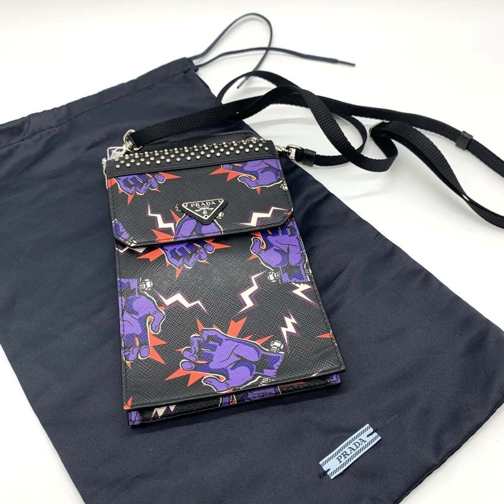 PRADA Black Leather Shoulder Bag - Picture 9 of 9
